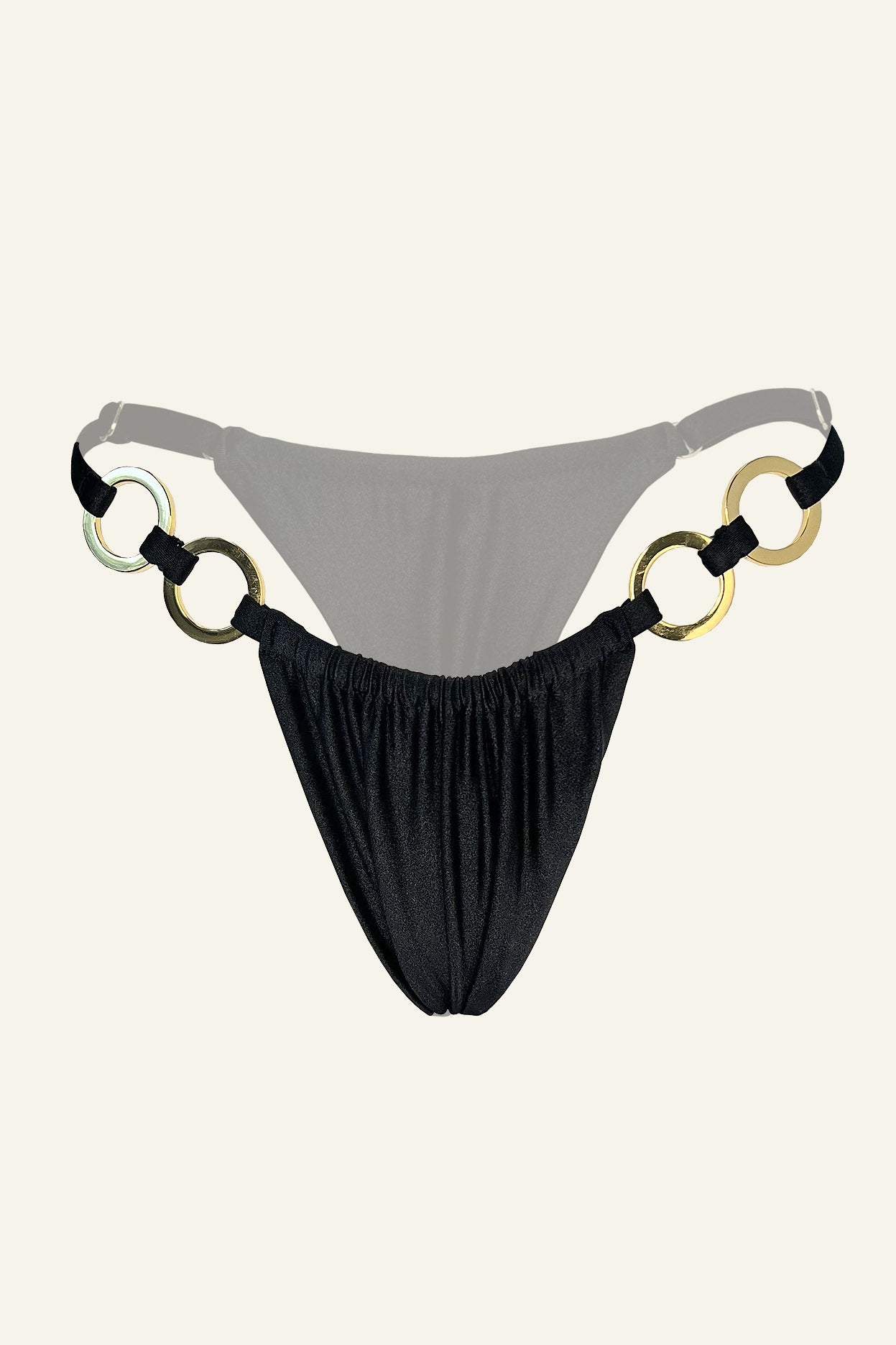 Athena Thong Bottom Black