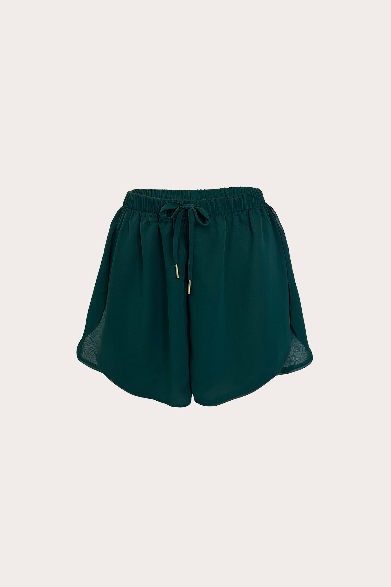 Samiria Chiffon Shorts Midnight Palm