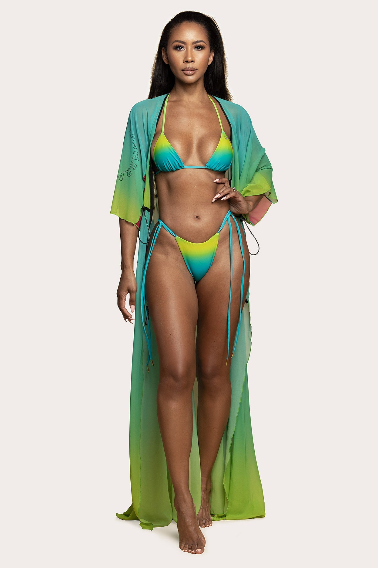 Nalani Cheeky Bottom Green Ombre