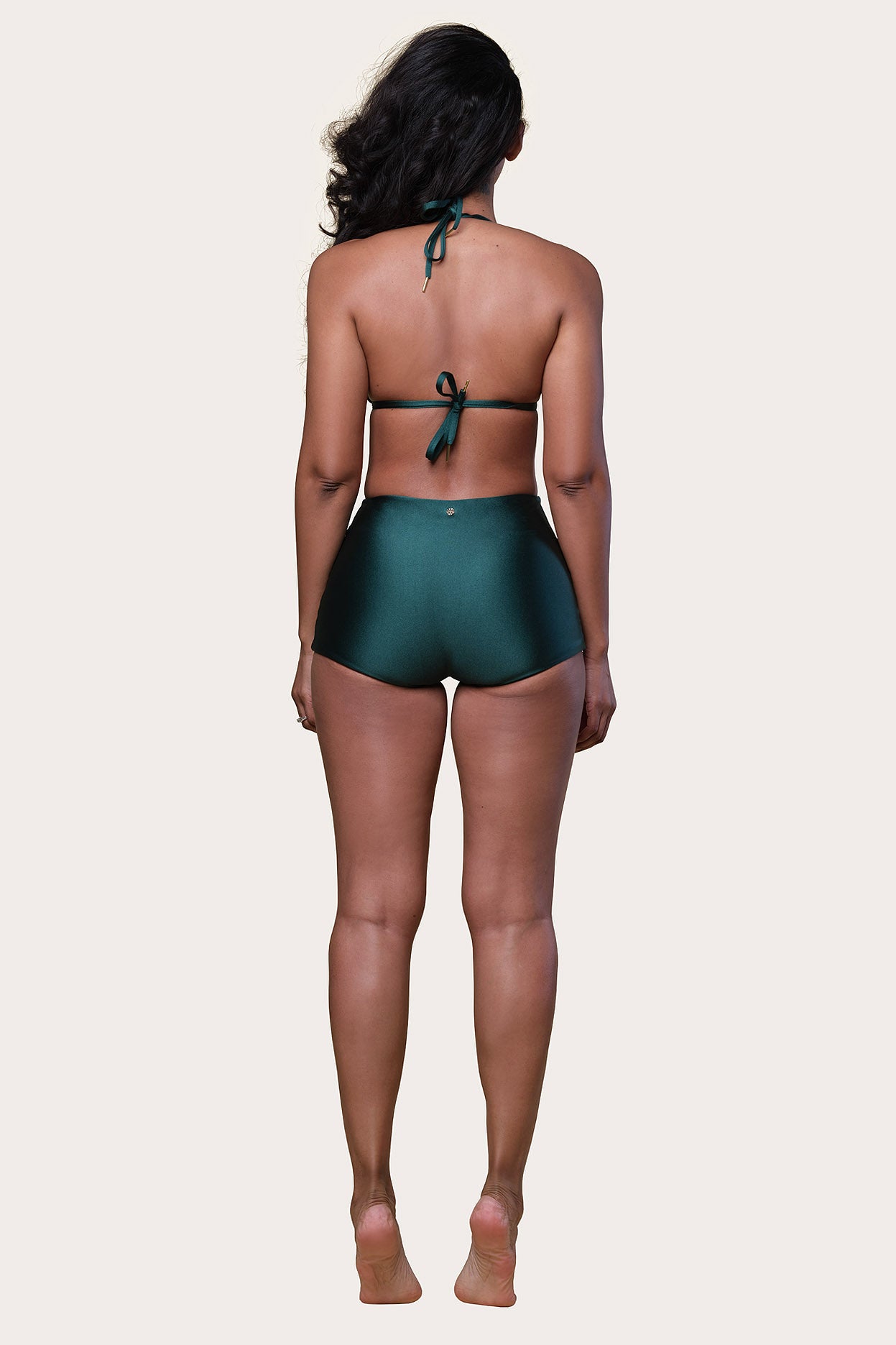 Madrid Boyshort Midnight Palm