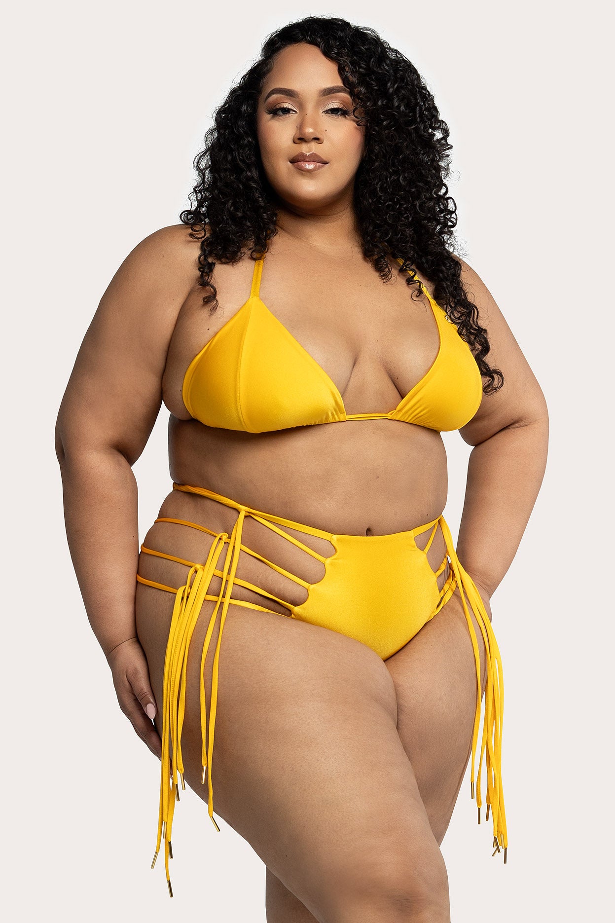 Tayana Cheeky Bottom Athletic Gold