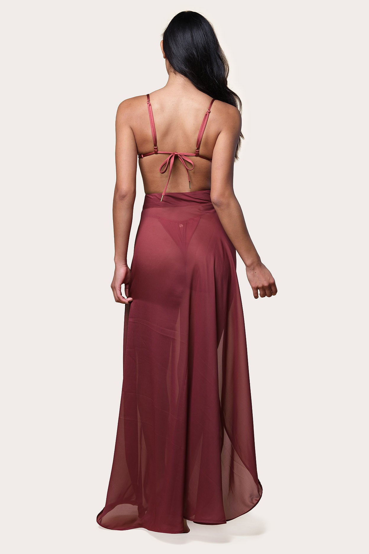 Valentina Skirt Sangria