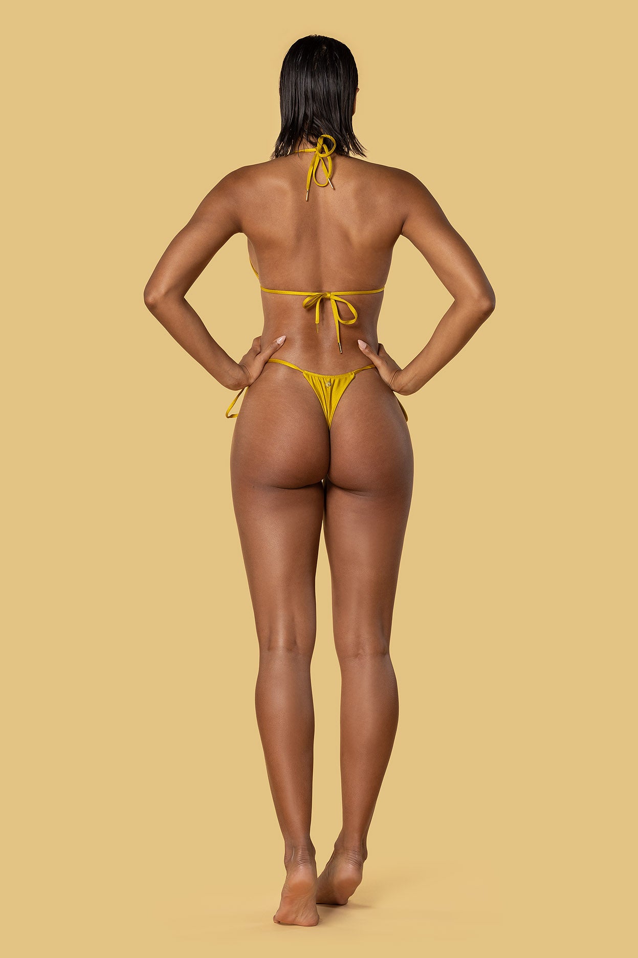 Zia Thong Bottom Chartreuse