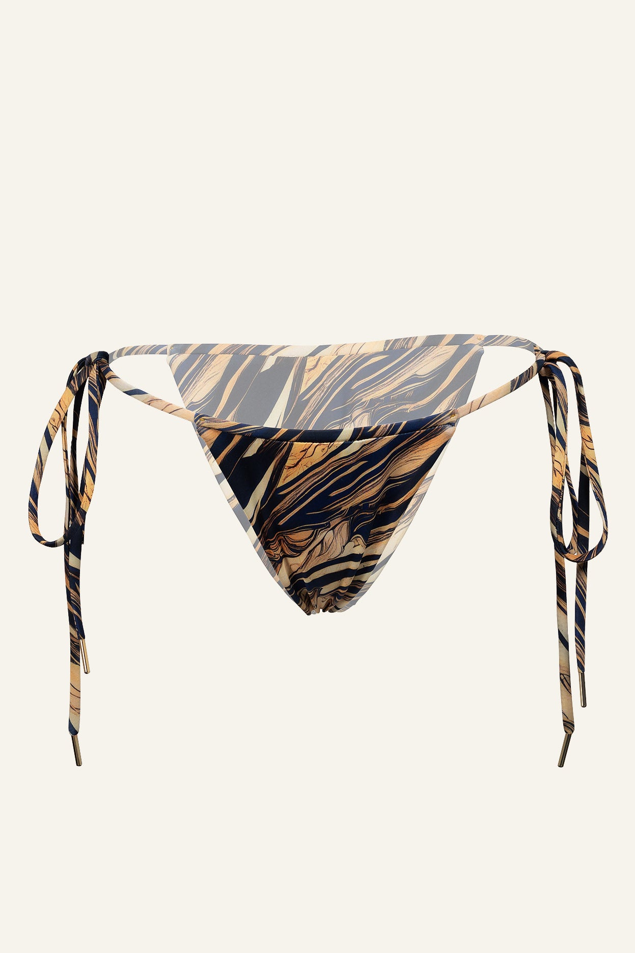 Zia Yellow Blk Wave Bikini (Full)