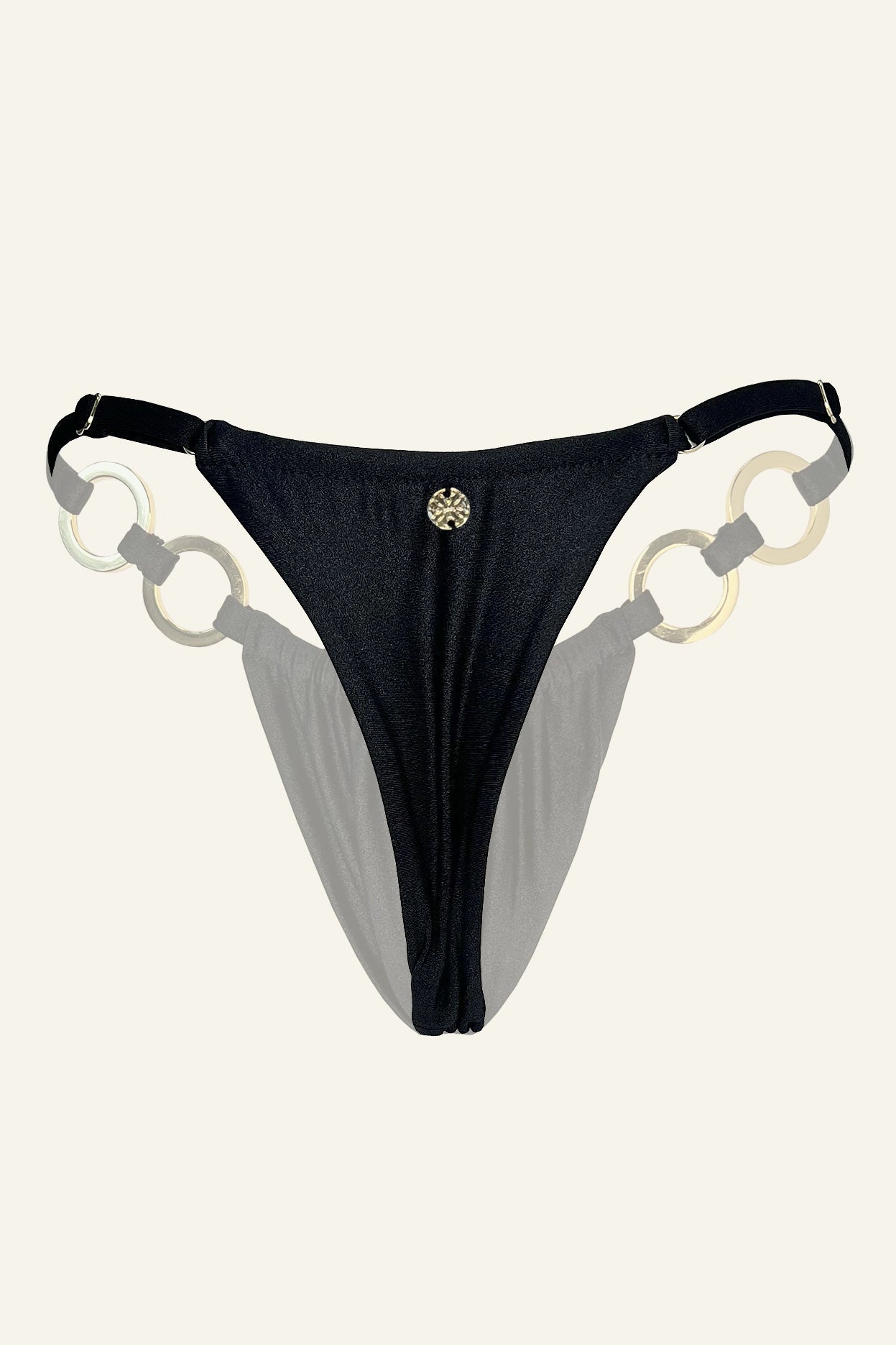 Athena Thong Bottom Black