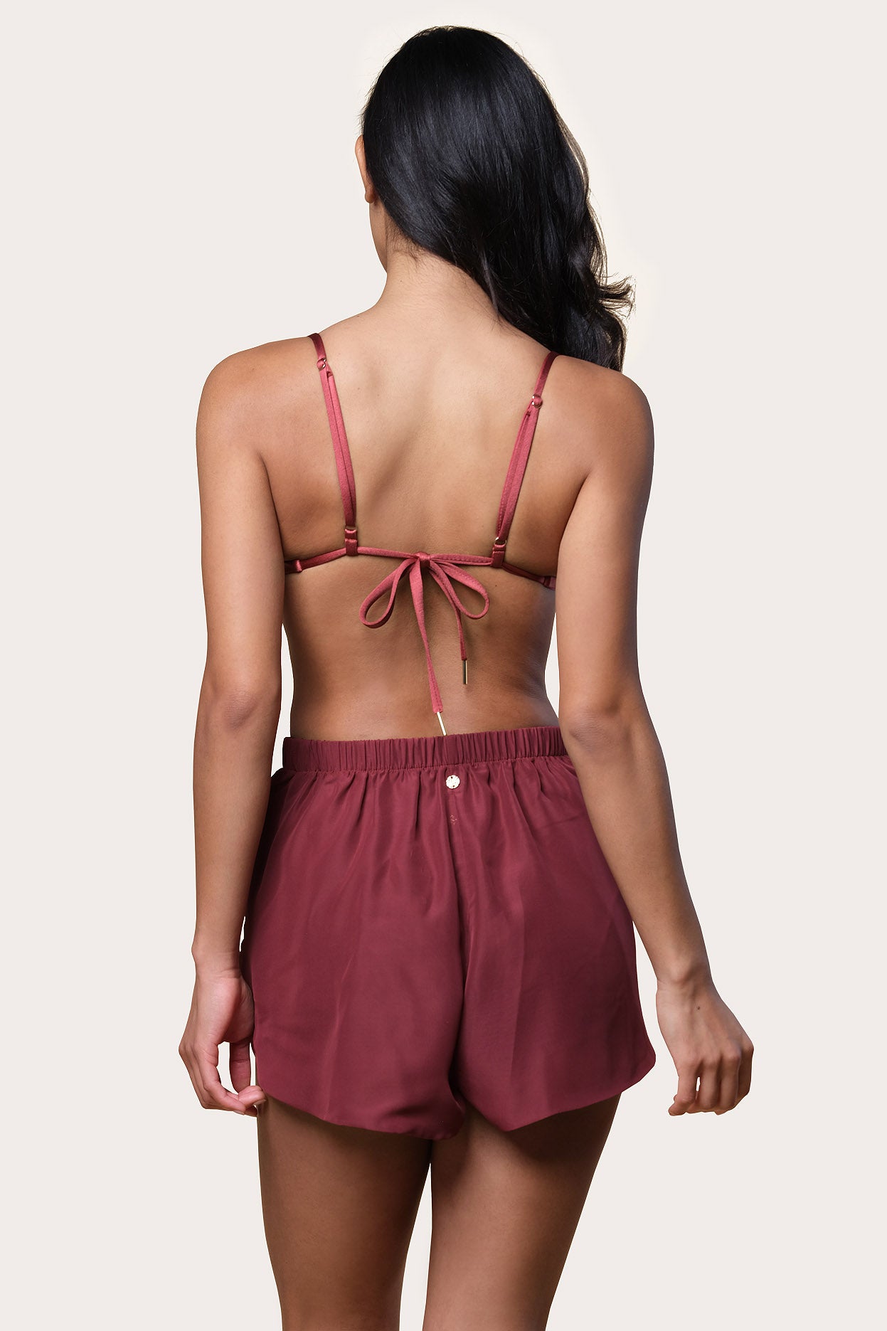 Samiria Chiffon Shorts Sangria