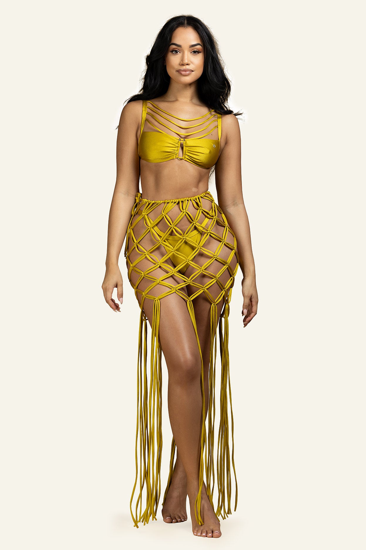 Anya Thong Bottom Chartreuse
