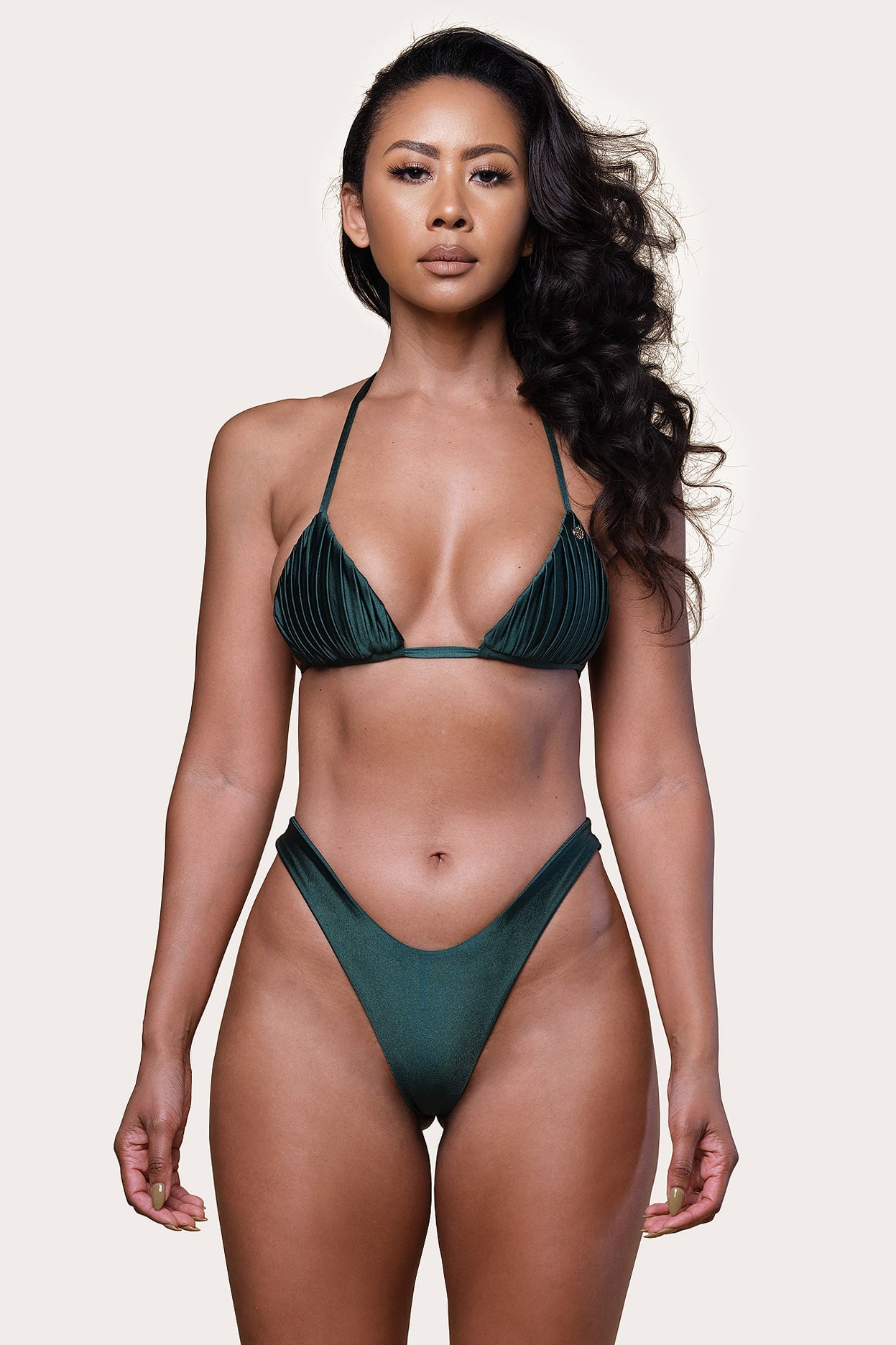 Rico Thong Bottom Midnight Palm