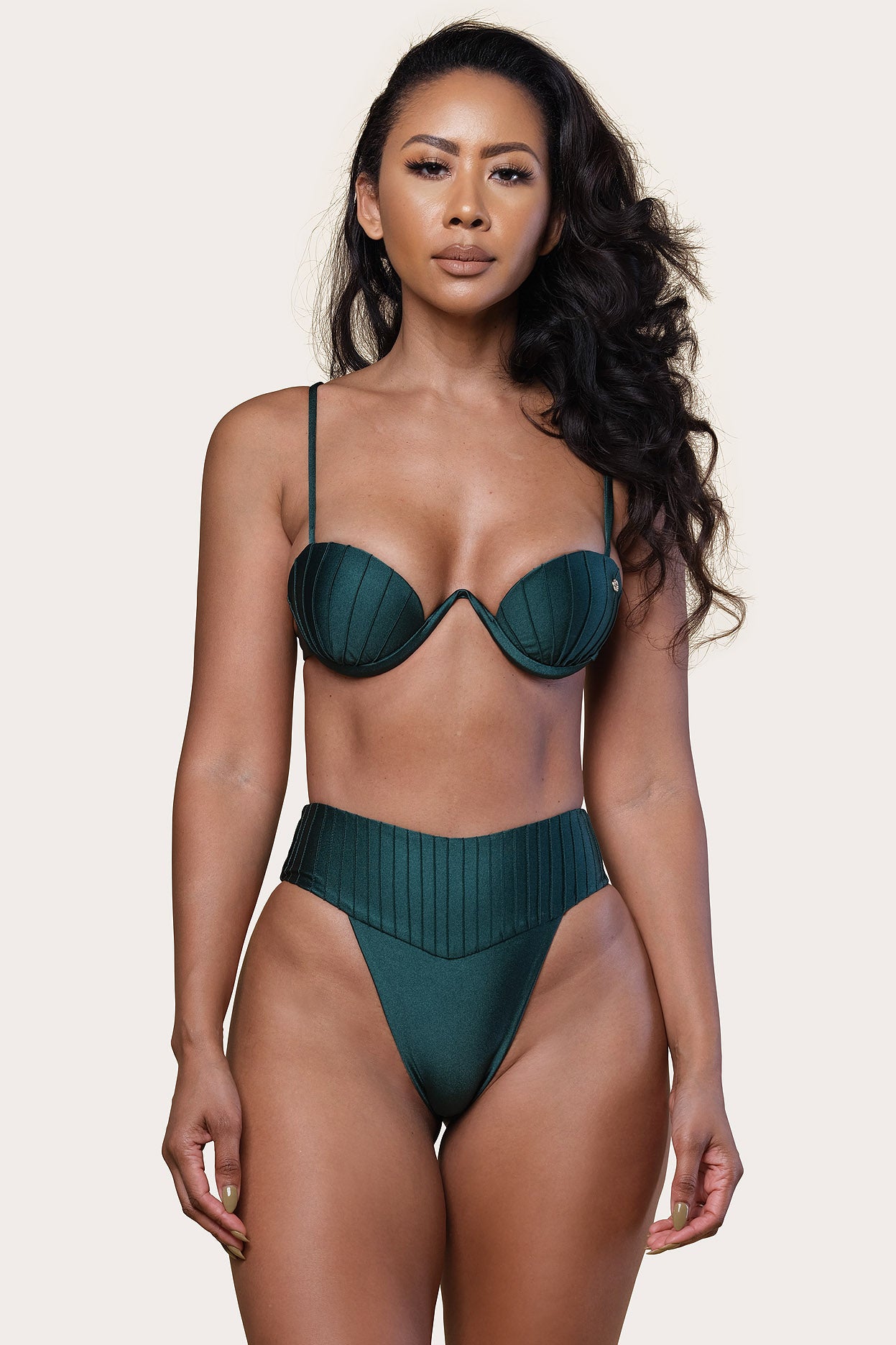 Kirah Top Midnight Palm
