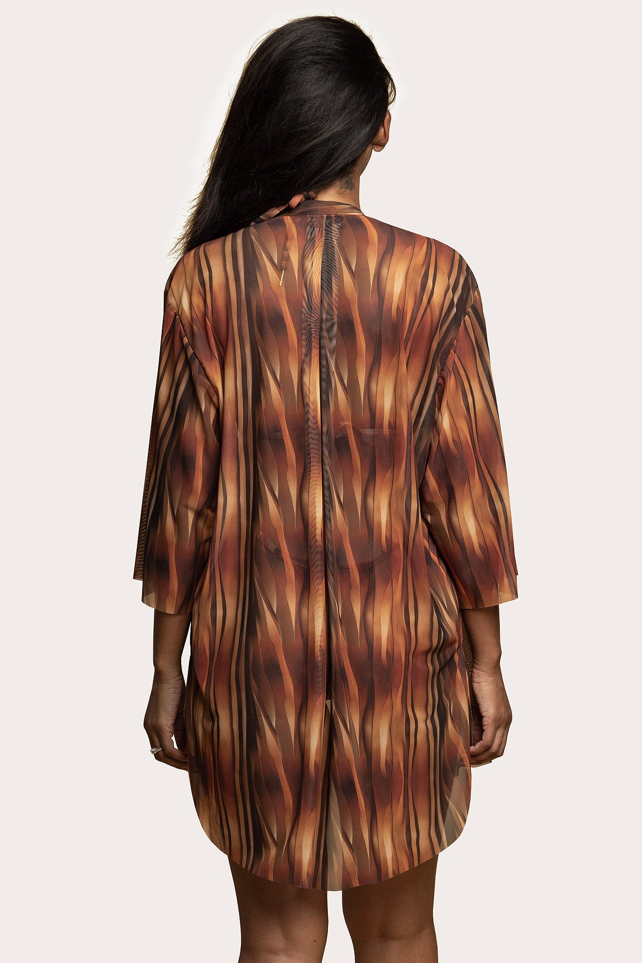Merina Mesh Top Caramel Tiger