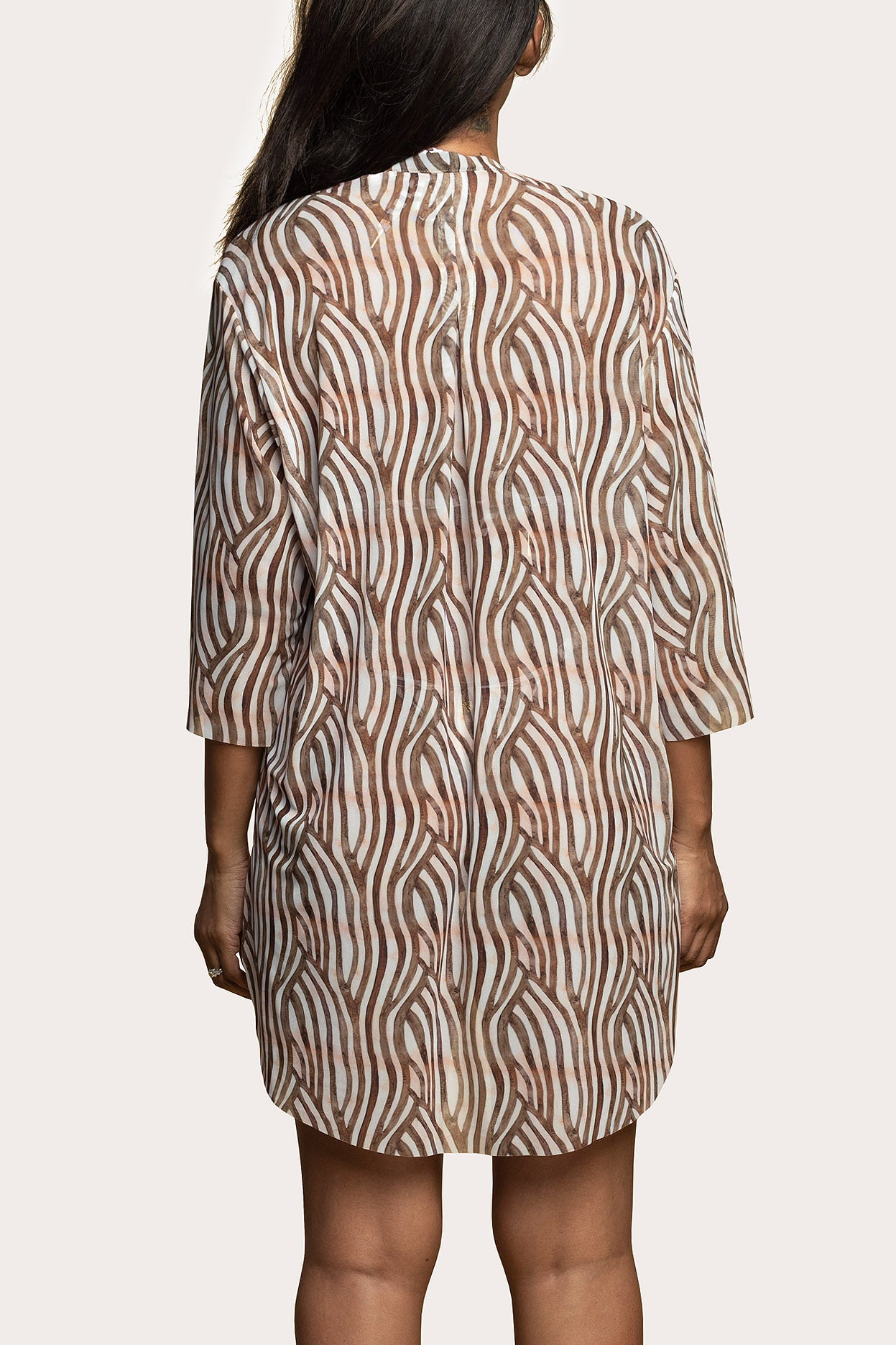 Merina Mesh Top White Tiger