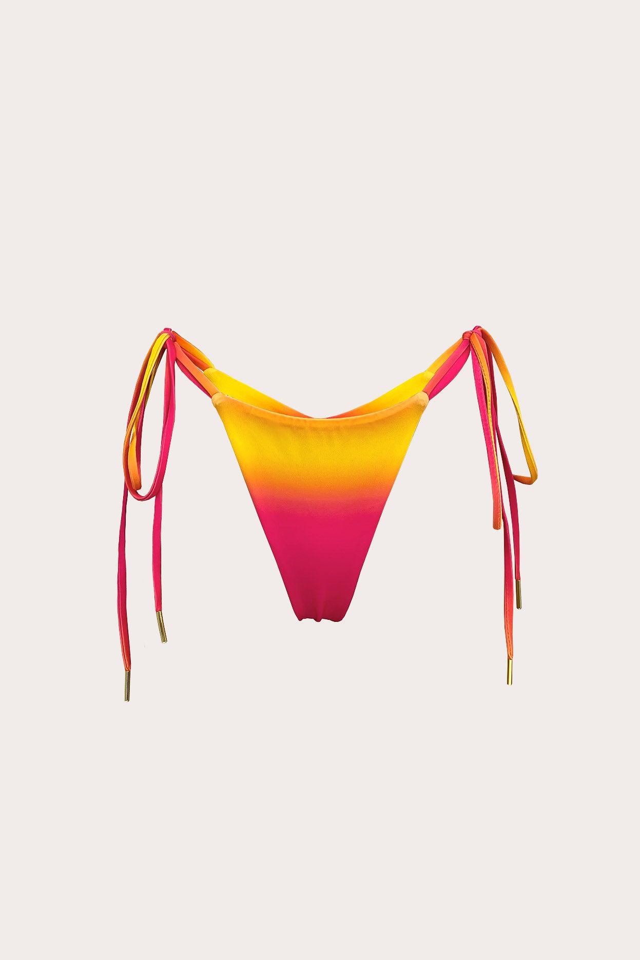 Nalani Thong Bottom Pink Yellow Ombre