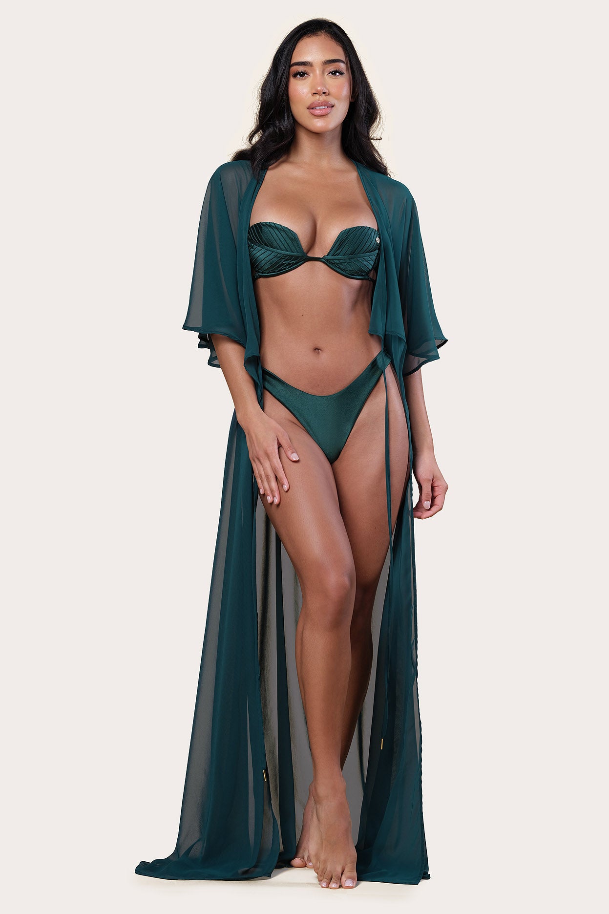 Rico Thong Bottom Midnight Palm