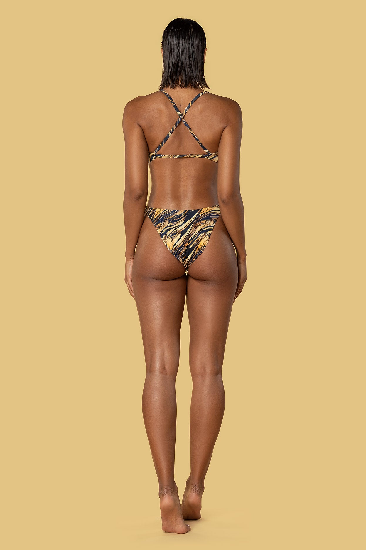 Tao Full Bottom Amarelo Preto Onda