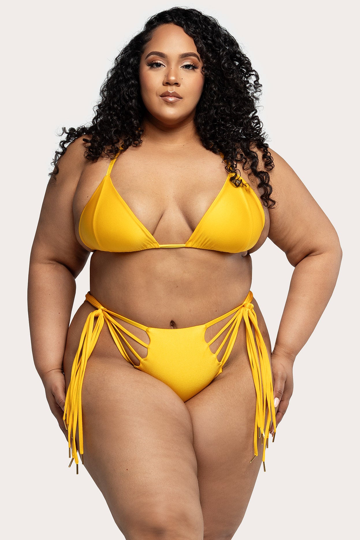 Tayana Cheeky Bottom Athletic Gold