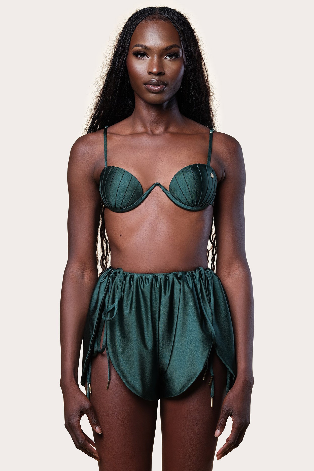 Tulipa Shorts Midnight Palm